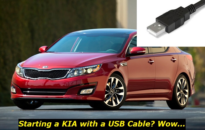 start kia with usb cable